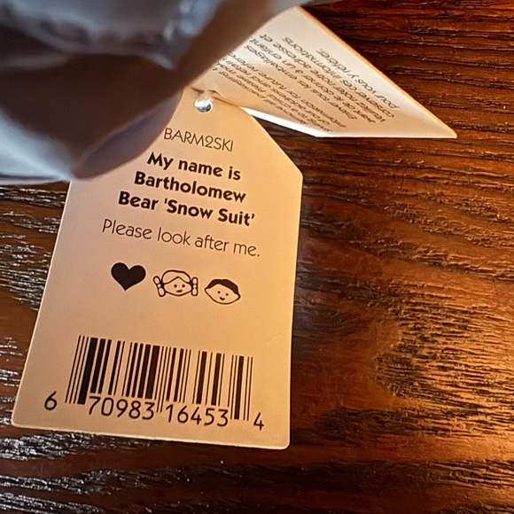 Jellycat Bartholomew Bear Snowsuit - Picture 3 of 3